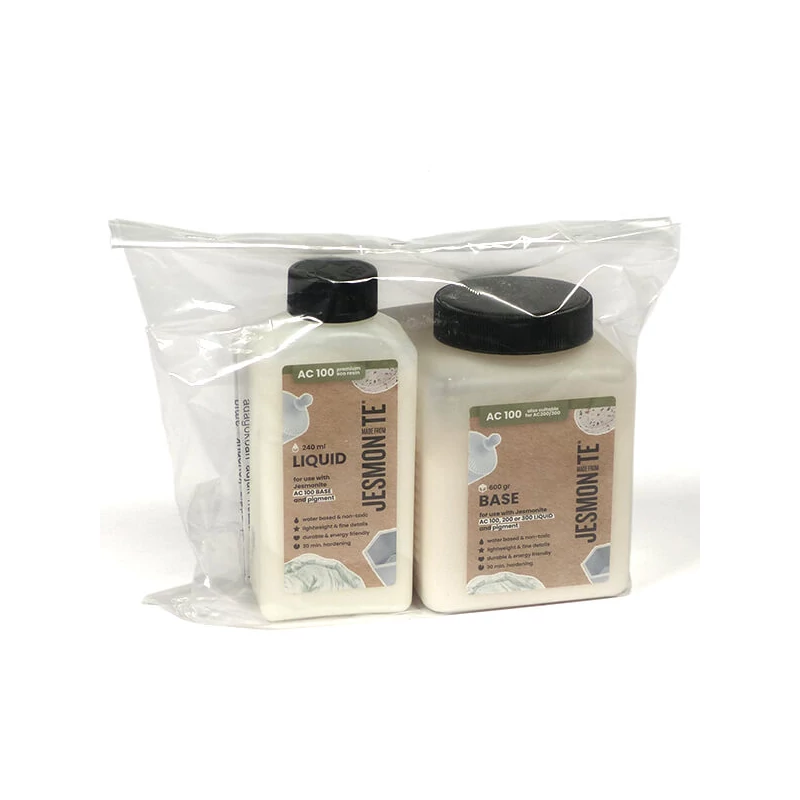 Systém akrylátovej živice Jesmonite AC100 - 240 ml tekutiny + 600 g minerálneho prášku