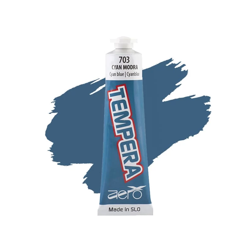 Tempera Aero, 42 ml - 703, cyan blue
