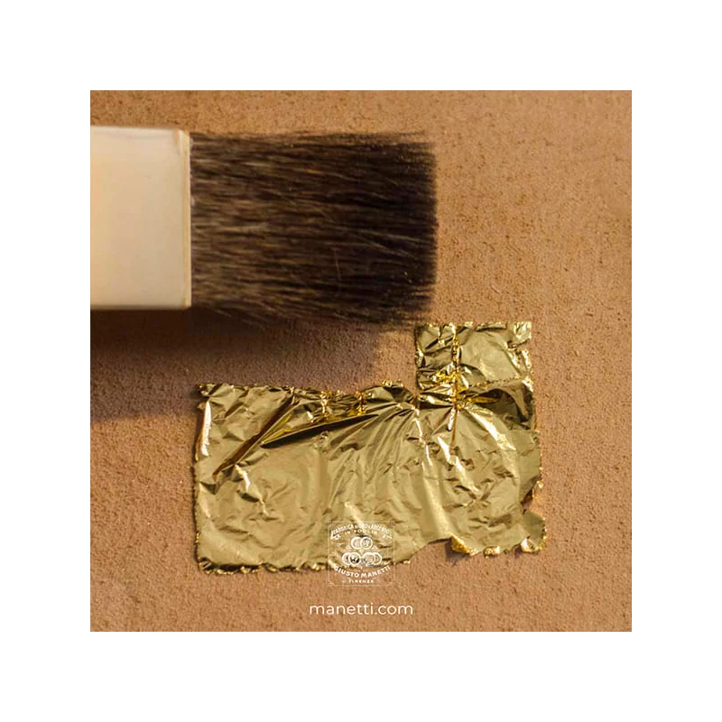 Zlatý dym Manetti, 8x8 cm, 25 listov, 23,75 karátov