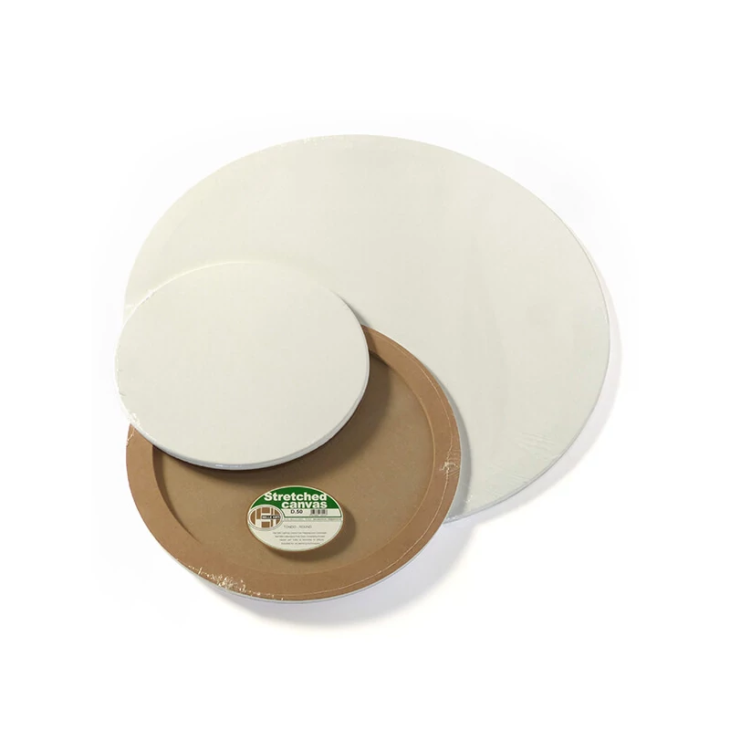 Belle Arti feszített festővászon - 50 cm, kerek