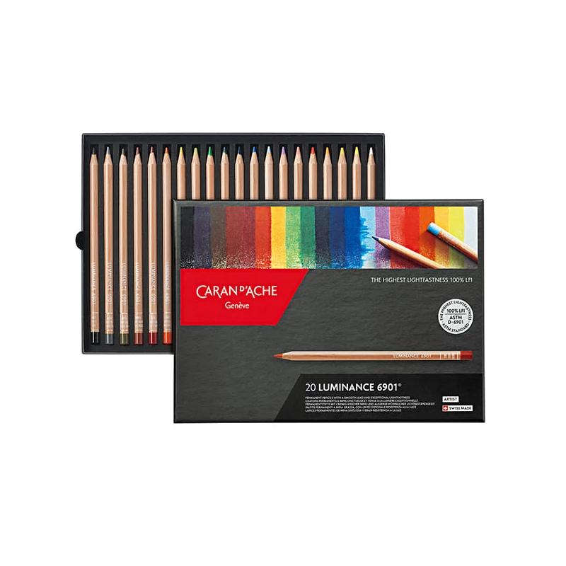 Sada farebných ceruziek Caran d'Ache Luminance 6901 - 20 ks