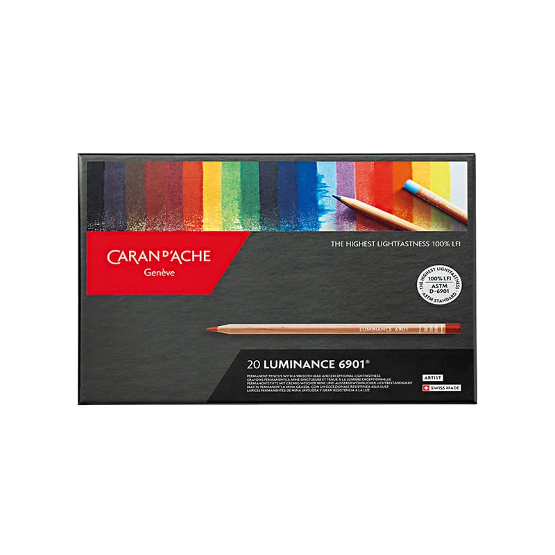 Sada farebných ceruziek Caran d'Ache Luminance 6901 - 20 ks