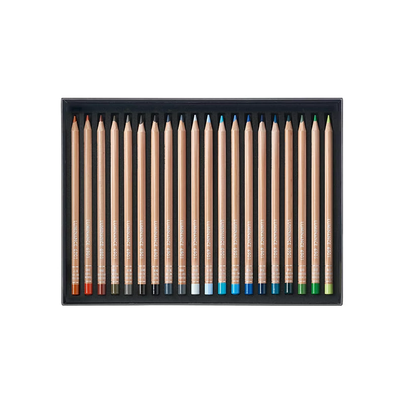 Sada farebných ceruziek Caran d'Ache Luminance 6901 - 40 ks