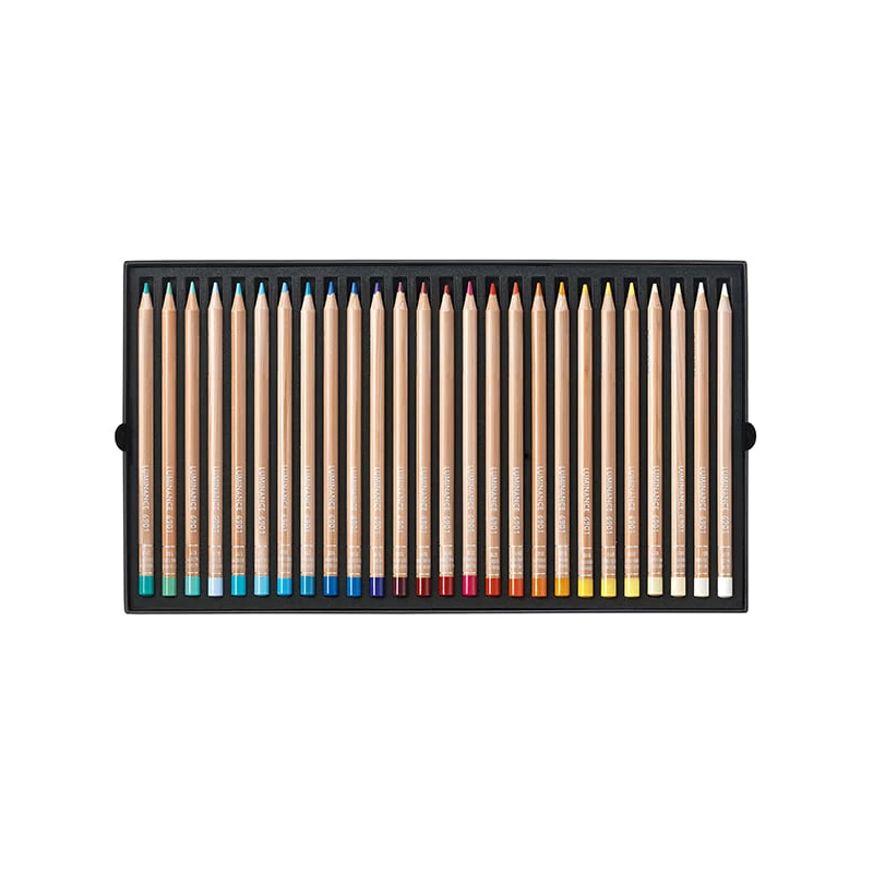 Sada farebných ceruziek Caran d'Ache Luminance 6901 - 76 farieb, 78 ks + 2 ks Full Blender