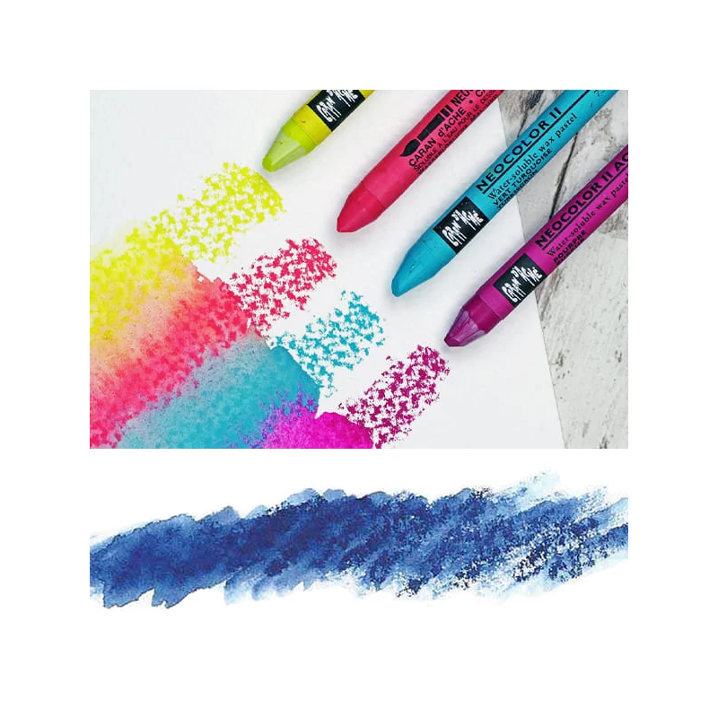 Akvarelová krieda Caran d'Ache Neocolor II - 001, white