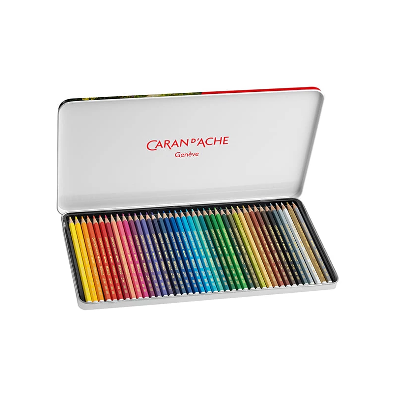 Sada akvarelových ceruziek Caran d'Ache Prismalo - 40 ks
