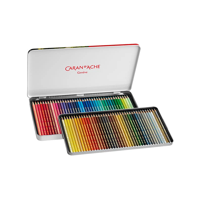 Sada akvarelových ceruziek Caran d'Ache Prismalo - 80 ks