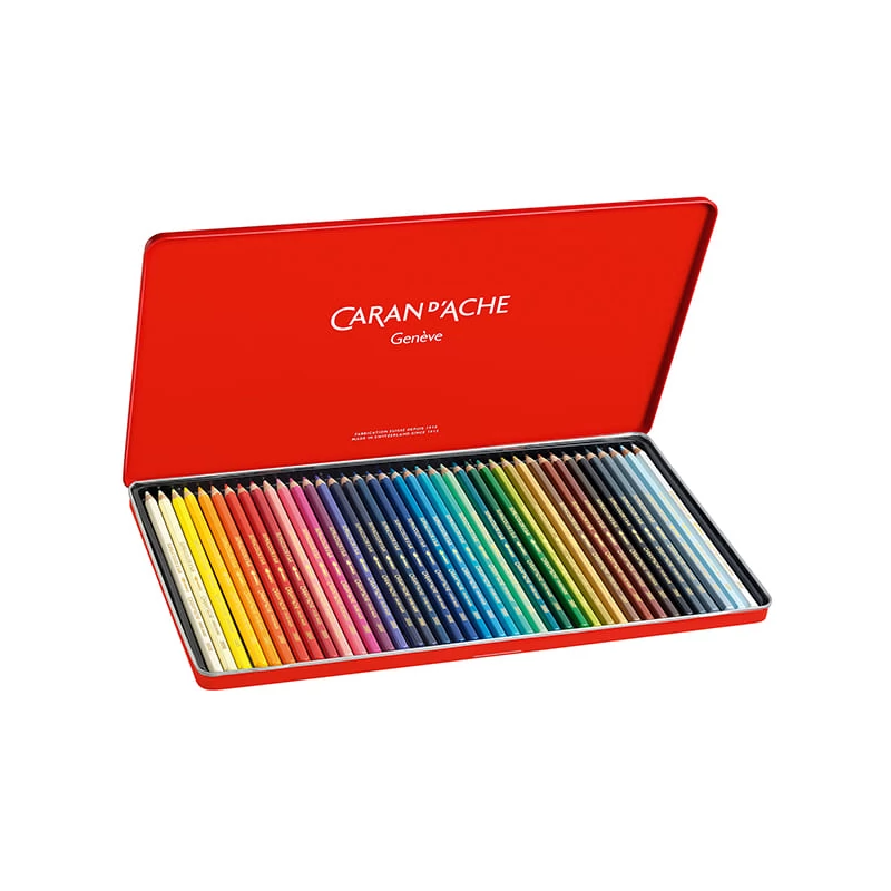 Sada akvarelových ceruziek Caran d'Ache Supracolor Soft - 40 ks