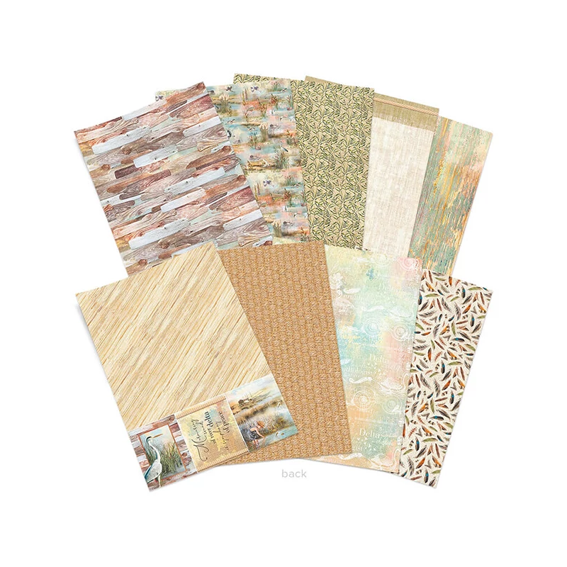 Sada scrapbookových papierov Ciao Bella, A4, 9 listov - Delta Creative Pad