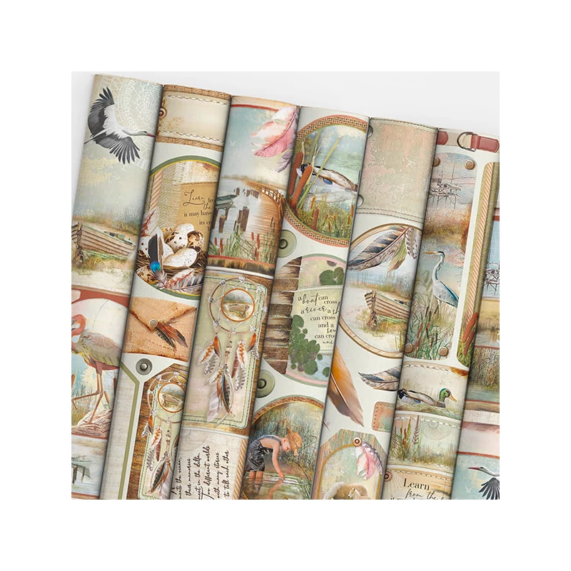 Sada scrapbookových papierov Ciao Bella, A4, 9 listov - Delta Creative Pad