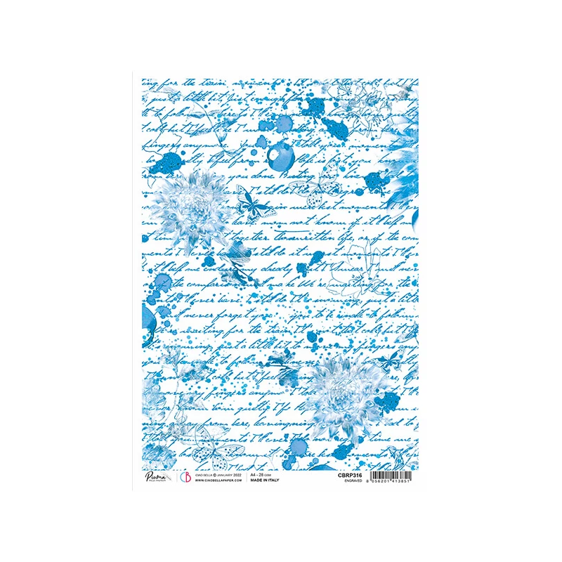 Ryžový papier, Piuma, A4 - gravírovaný