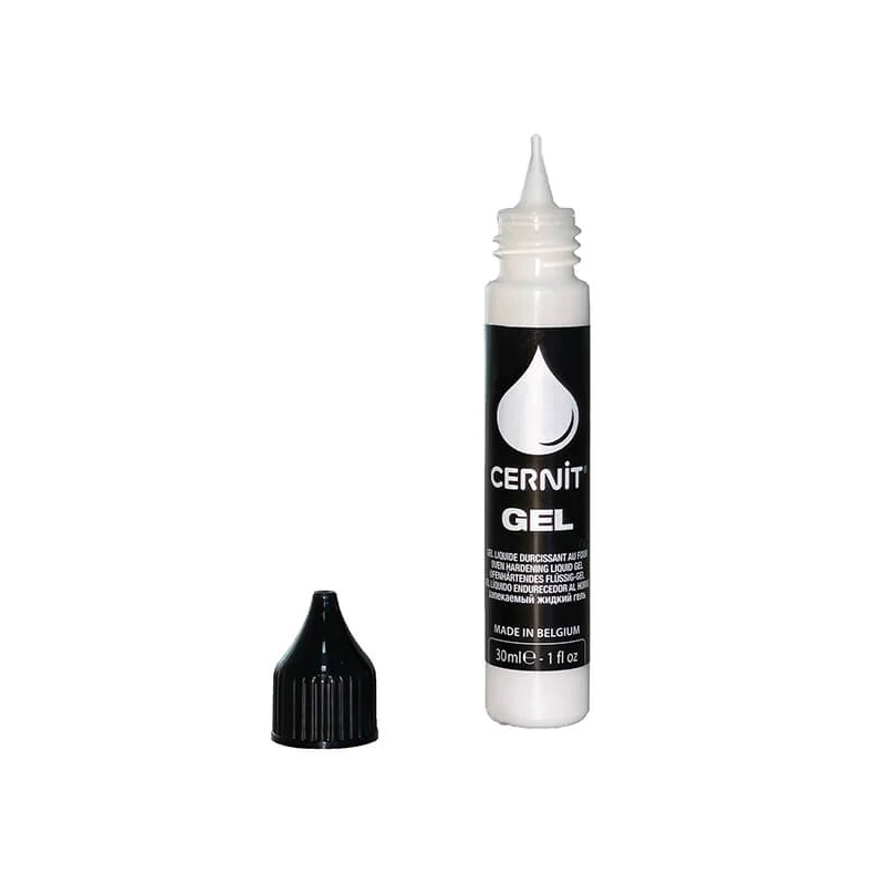 Tekutá plastelína Liquid, Cernit gél, 30 ml - biela