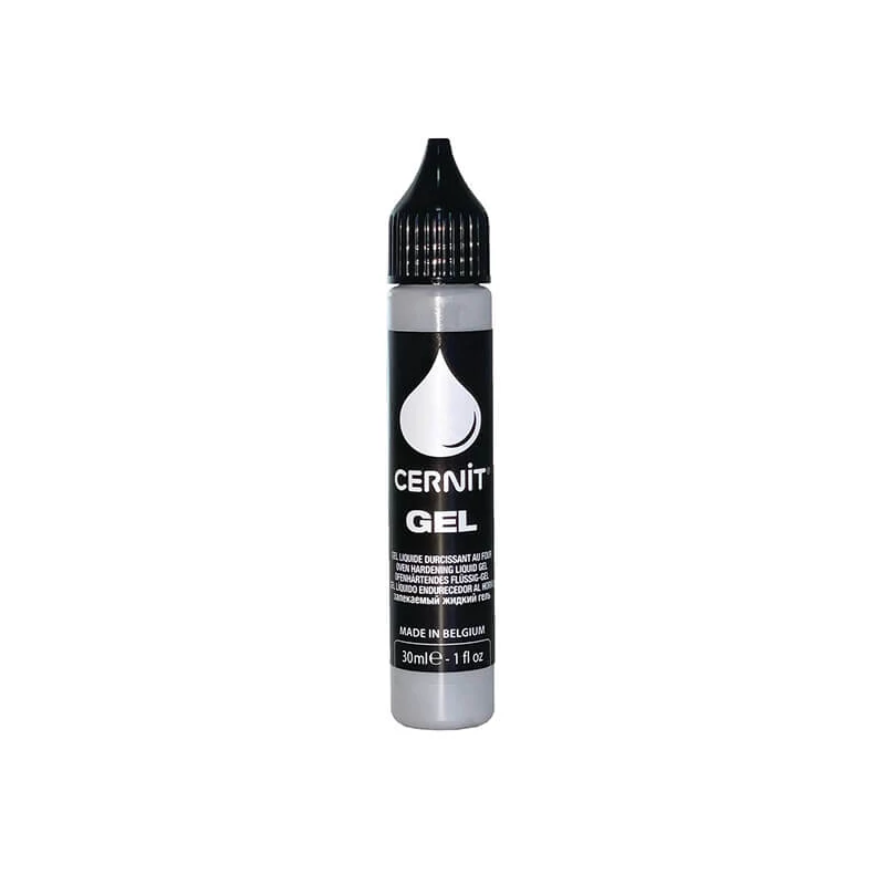 Tekutá plastelína Liquid, Cernit gél, 30 ml - strieborná