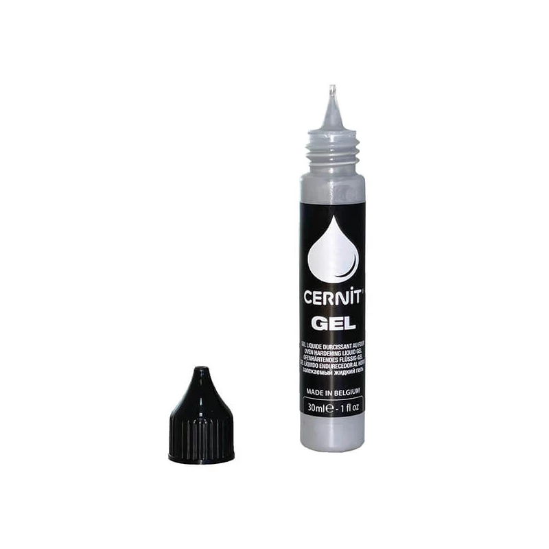 Tekutá plastelína Liquid, Cernit gél, 30 ml - strieborná