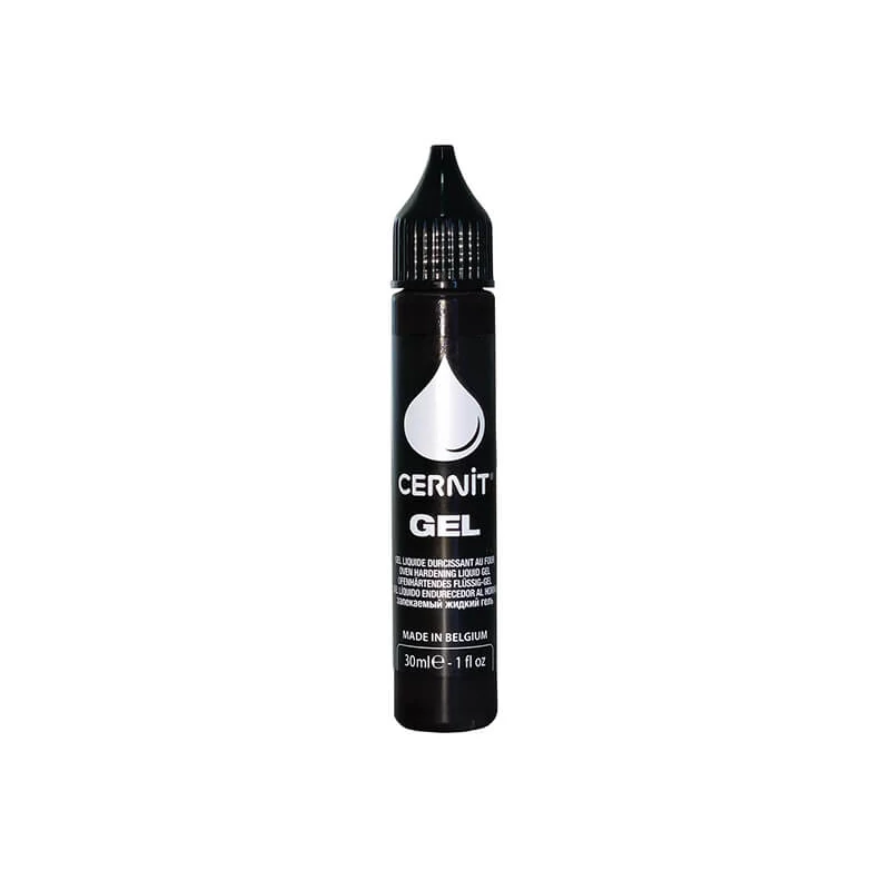 Tekutá plastelína Liquid, Cernit gél, 30 ml - čierna