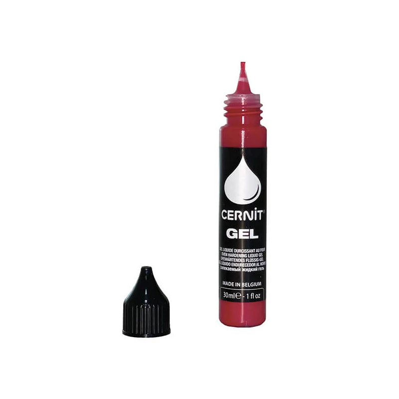 Tekutá plastelína Liquid, Cernit gél, 30 ml - červená