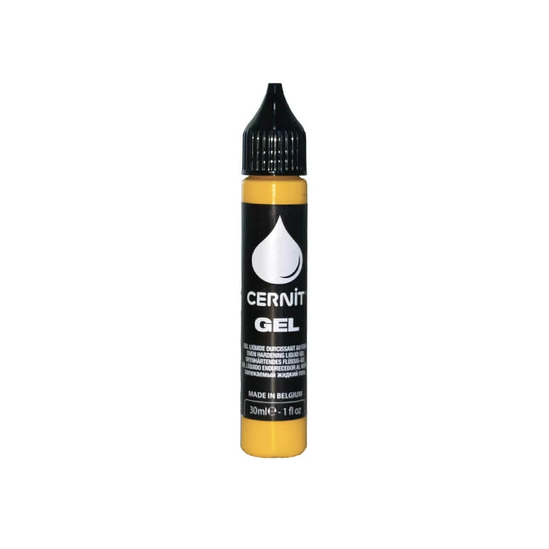 Tekutá plastelína Liquid, Cernit gél, 30 ml - žltá