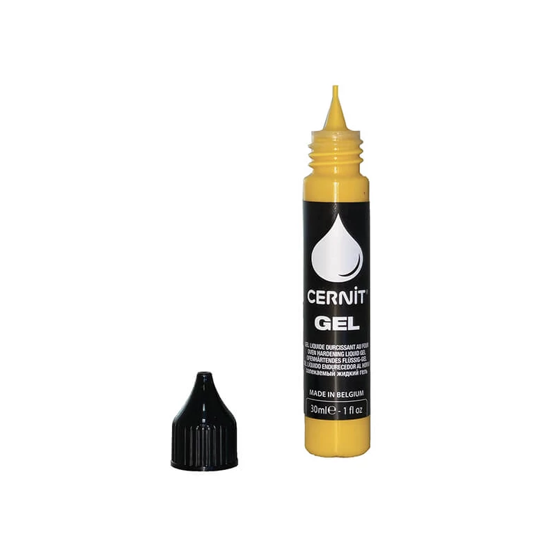 Tekutá plastelína Liquid, Cernit gél, 30 ml - žltá