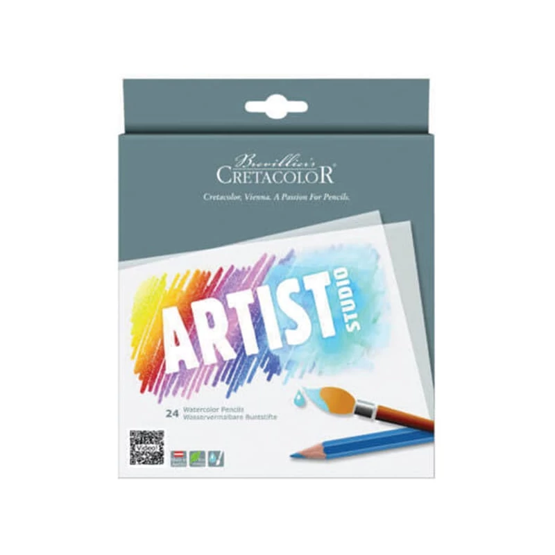 Sada akvarelových ceruziek Cretacolor Artist Studio - 24 ks