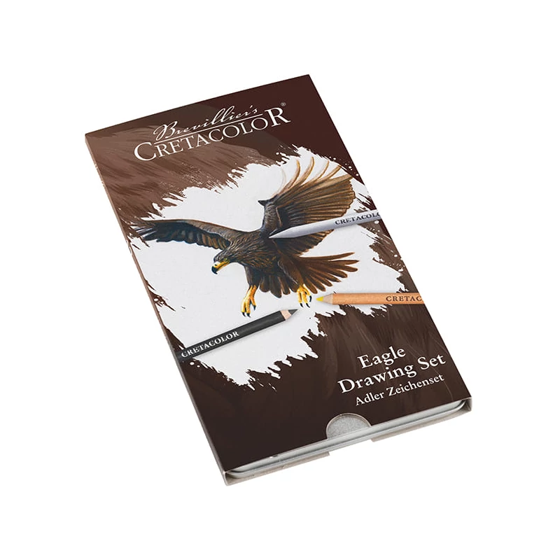 Sada na kreslenie Cretacolor Eagle Set, 12 ks- ová, v kovovej krabičke