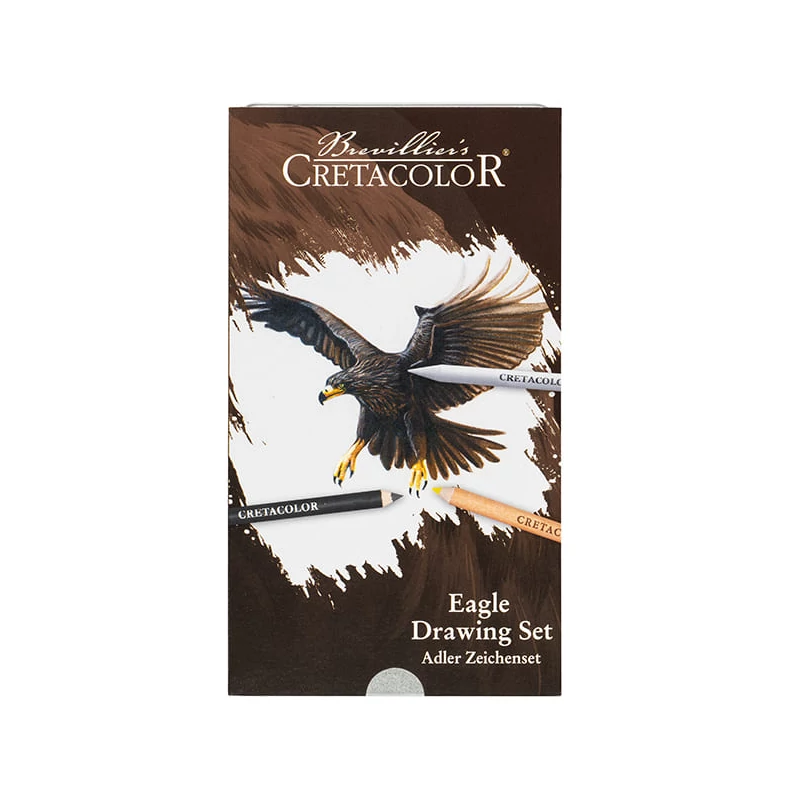 Sada na kreslenie Cretacolor Eagle Set, 12 ks- ová, v kovovej krabičke