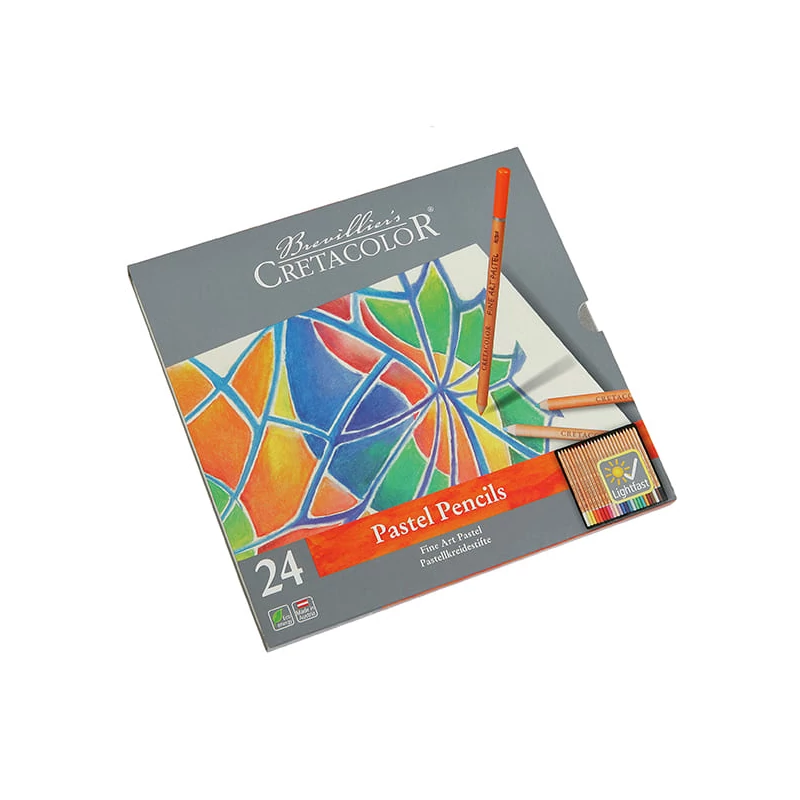 Sada pastelových ceruziek Cretacolor Fine Art Pastel - 24 ks, v kovovej krabičke