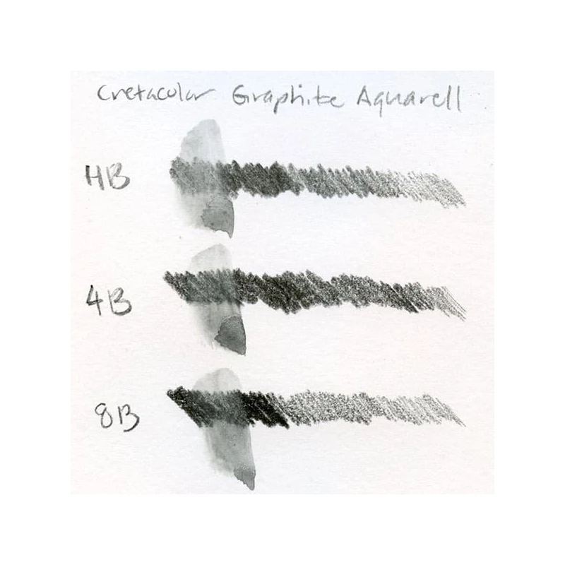 Sada grafitových ceruziek zmývateľných vodou Cretacolor Graphite Aquarell, 3 ks
