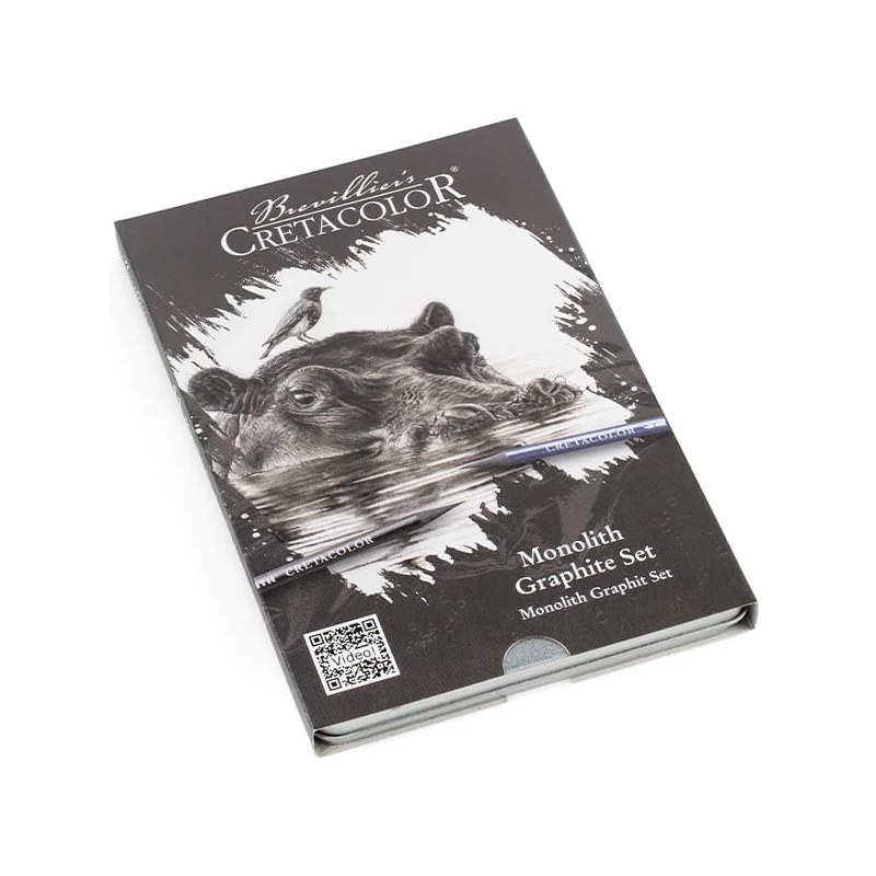 Grafitová sada na kreslenie Cretacolor Monolith Graphite Set, 11 ks- ov, v kovovej krabičke