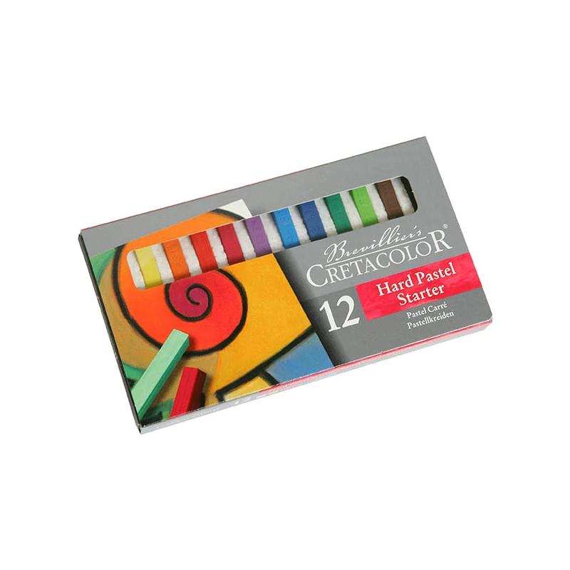 Sada pasteliek (pitt kried) Cretacolor - 12 ks, základná farebná škála