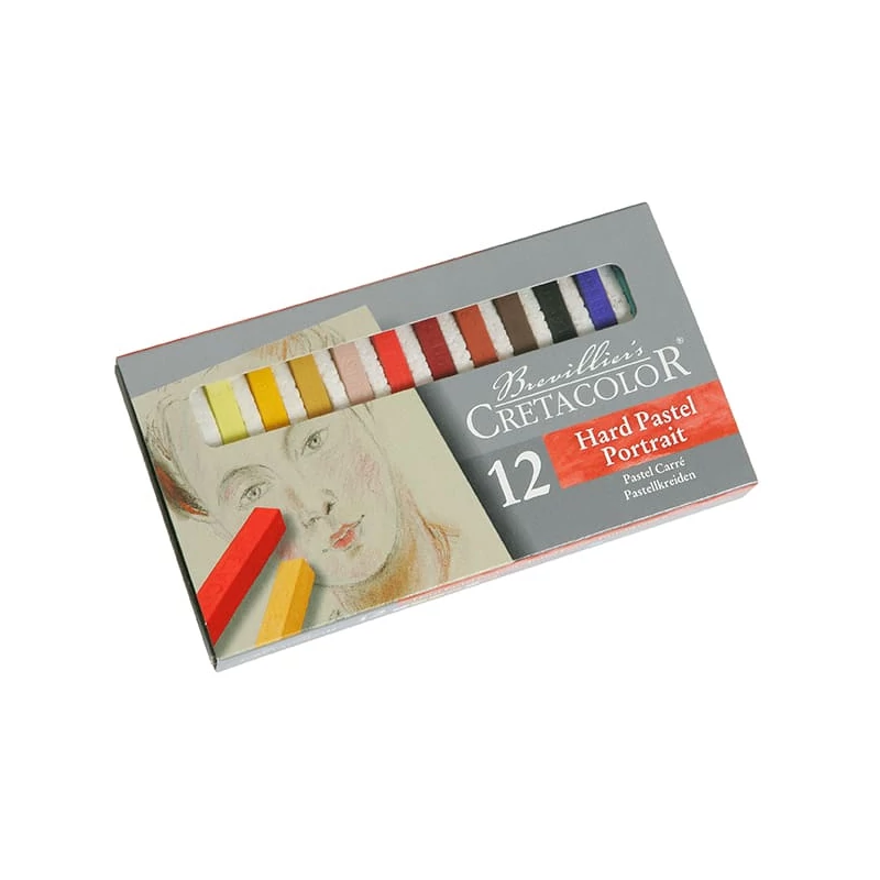 Sada pasteliek (pitt kried) Cretacolor - 12 ks, portét