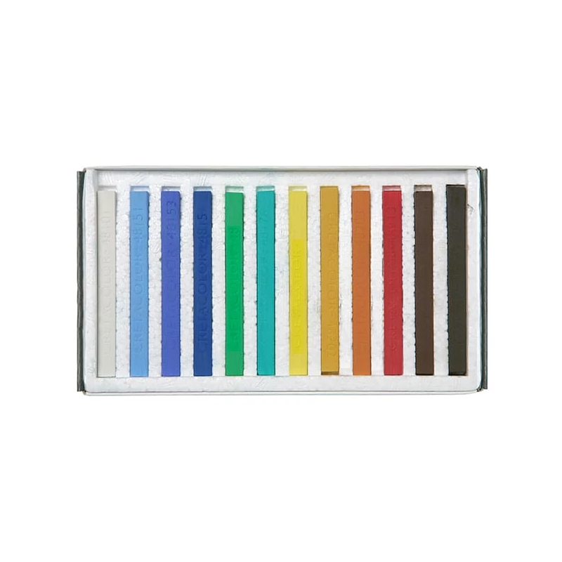 Sada pasteliek (pitt kried) Cretacolor - 12 kusov, krajina
