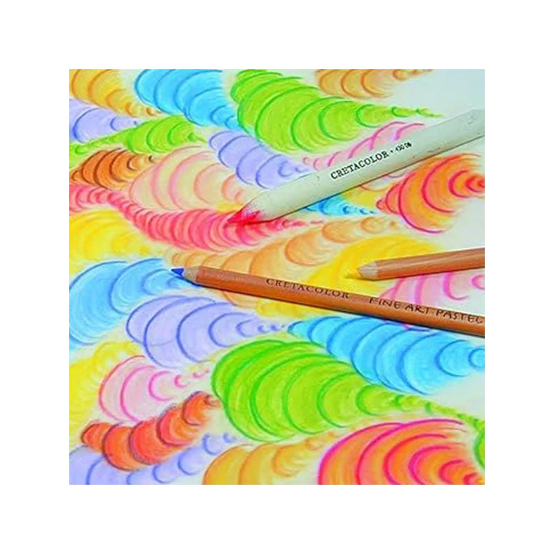 Kresliaca sada v sklopnom plátennom držiaku Cretacolor Pencil Wrap Set - Pastel Pencils, 29 ks- ová