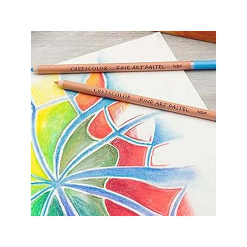 Kresliaca sada v sklopnom plátennom držiaku Cretacolor Pencil Wrap Set - Pastel Pencils, 29 ks- ová