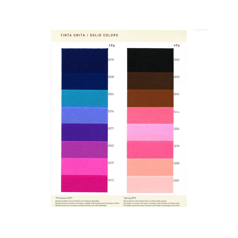Krepový papier, Educational, 40 g, 50x250 cm - 312 bright red