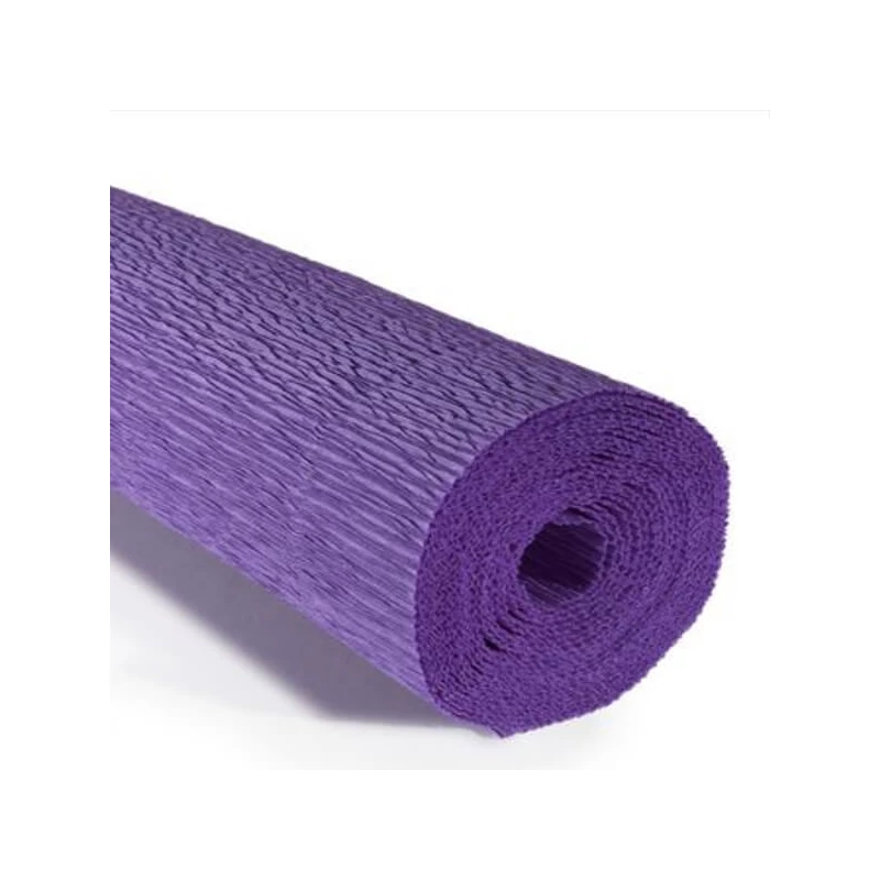Krepový papier na kvety, 180 g, 50x250 cm - 17E/2 viola