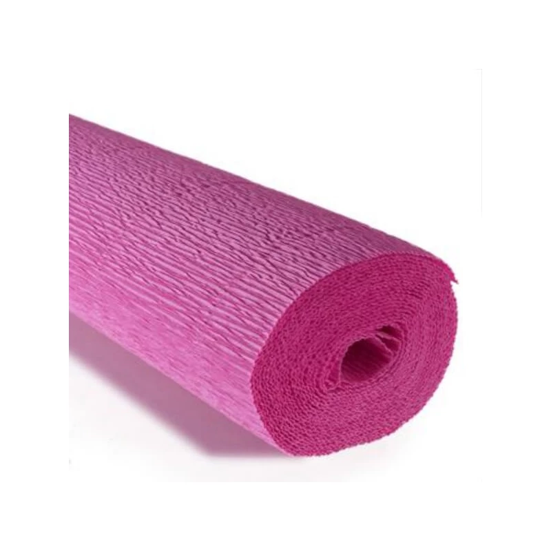 Krepový papier na kvety, 180 g, 50x250 cm - 550 tmavo ružový