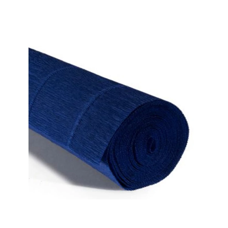 Krepový papier na kvety, 180 g, 50x250 cm - 555 polnočná modrá