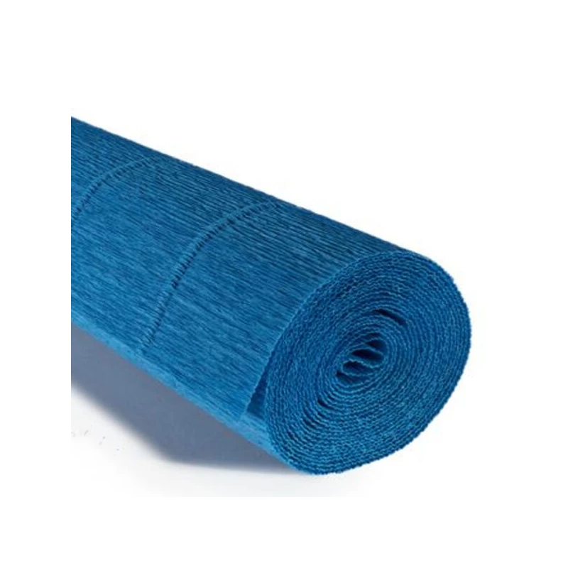 Krepový papier na kvety, 180 g, 50x250 cm - 557 tmavý tyrkys