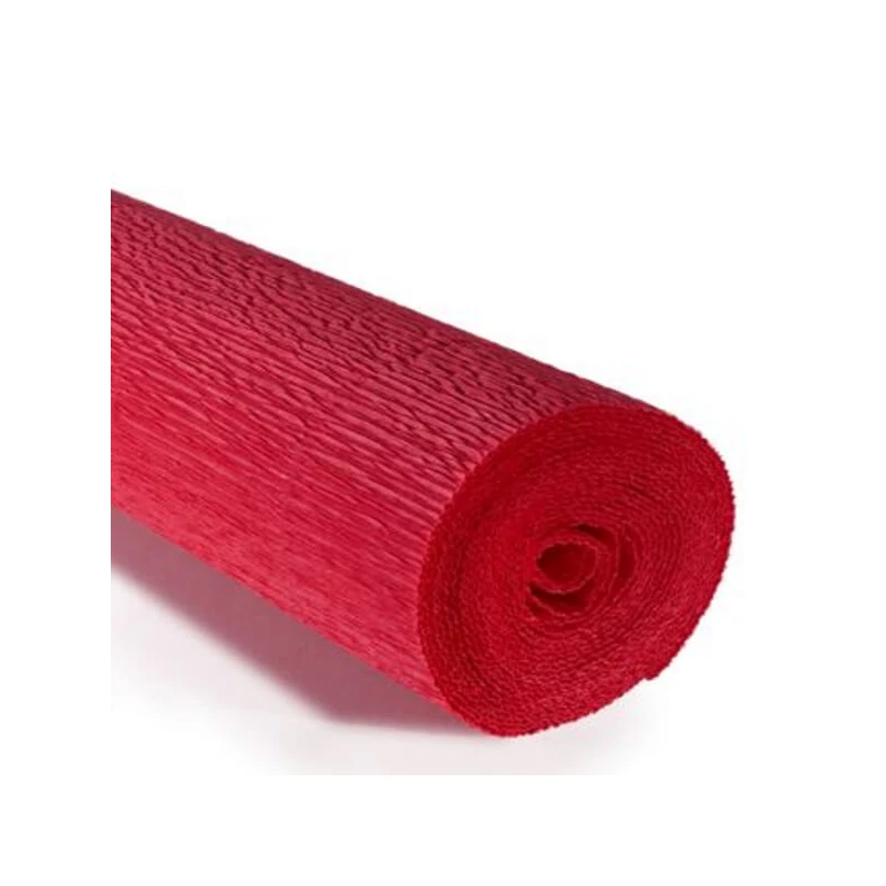 Krepový papier na kvety, 180 g, 50x250 cm - 580 krvavý pomaranč