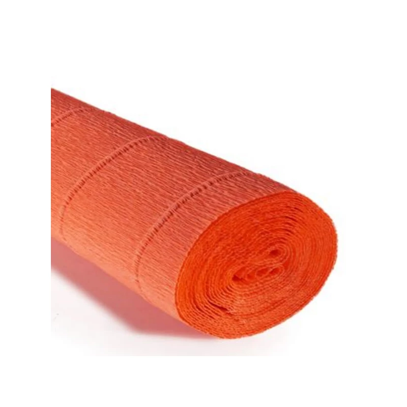 Krepový papier na kvety, 180 g, 50x250 cm - 581 fluo oranžový