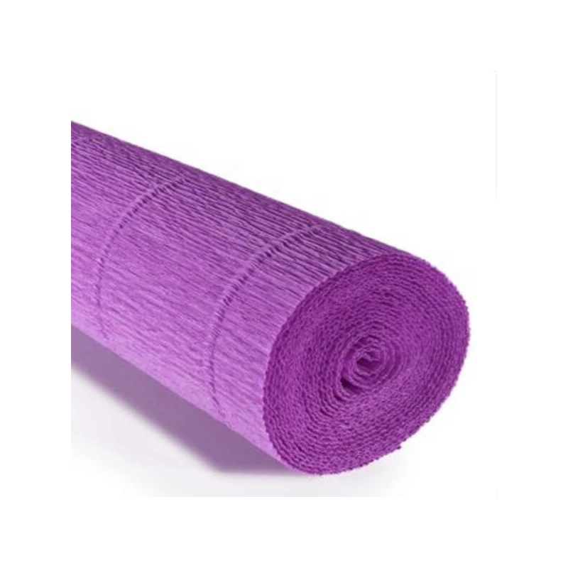 Krepový papier na kvety, 180 g, 50x250 cm - 590 fialový