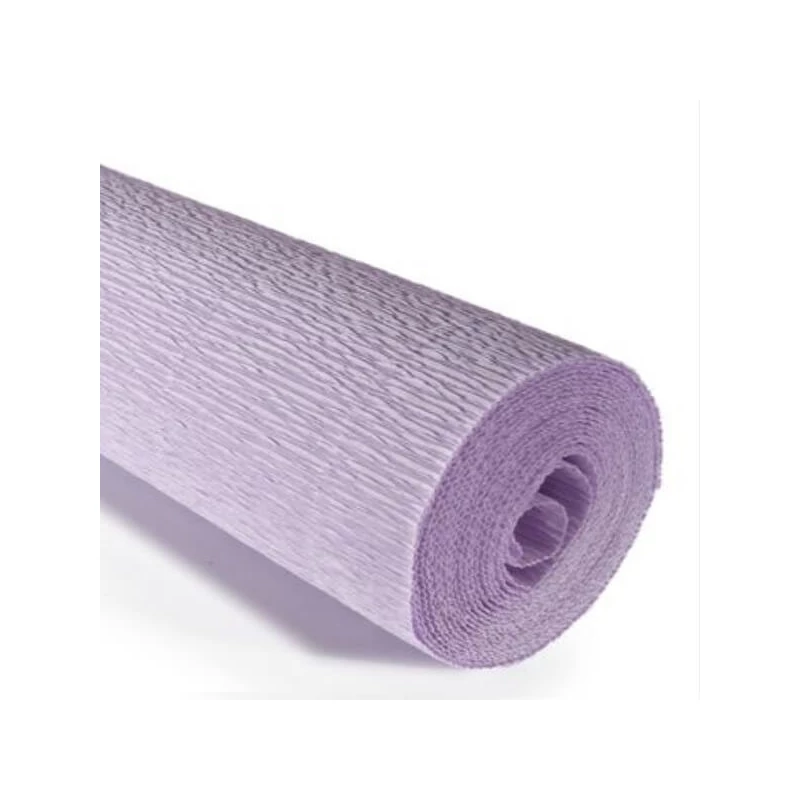 Krepový papier na kvety, 180 g, 50x250 cm - 592 svetlo fialový