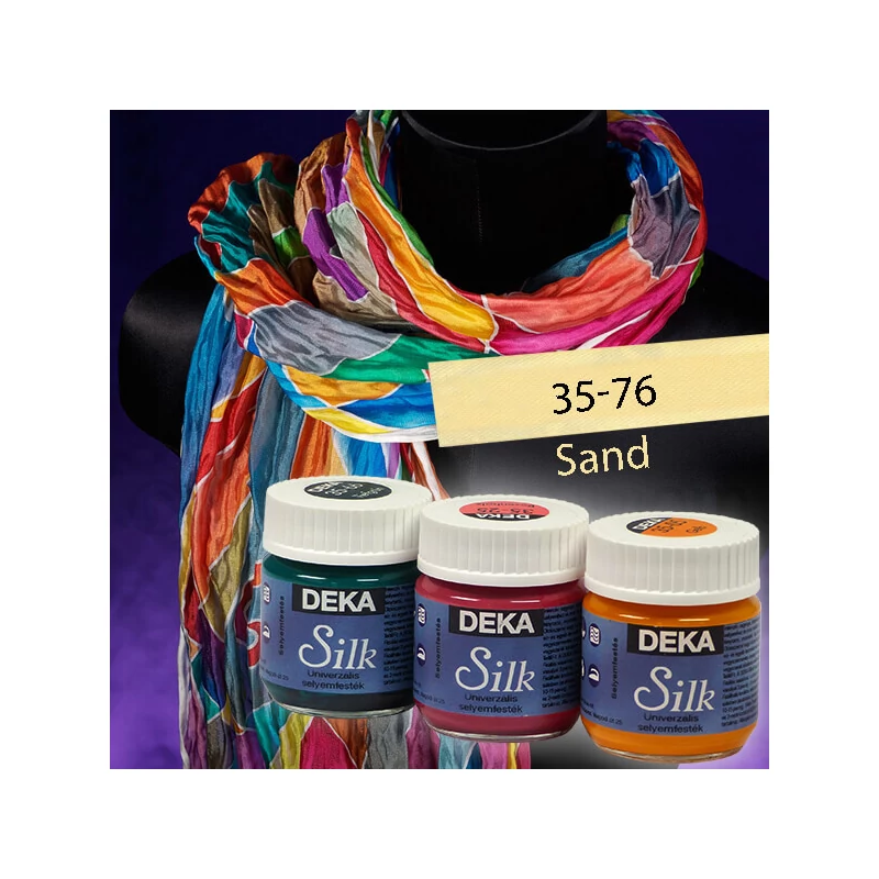 Farba na hodváb Deka Silk 50 ml - 76 piesková
