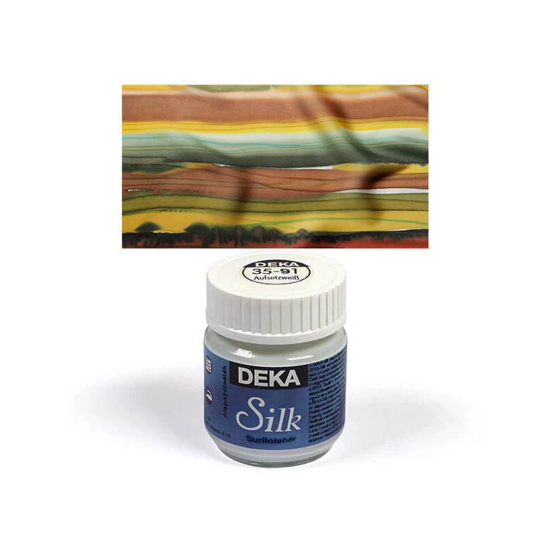 Farba na hodváb Deka Silk 50 ml - 91 zahusťujúca biela