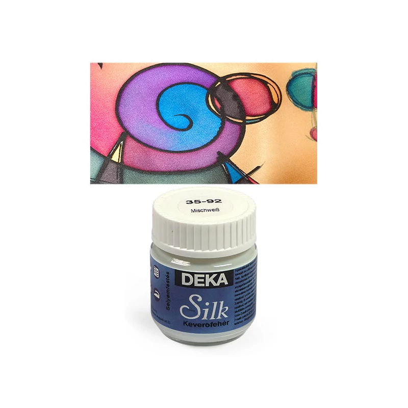 Farba na hodváb Deka Silk 50 ml - 92 miešacia biela