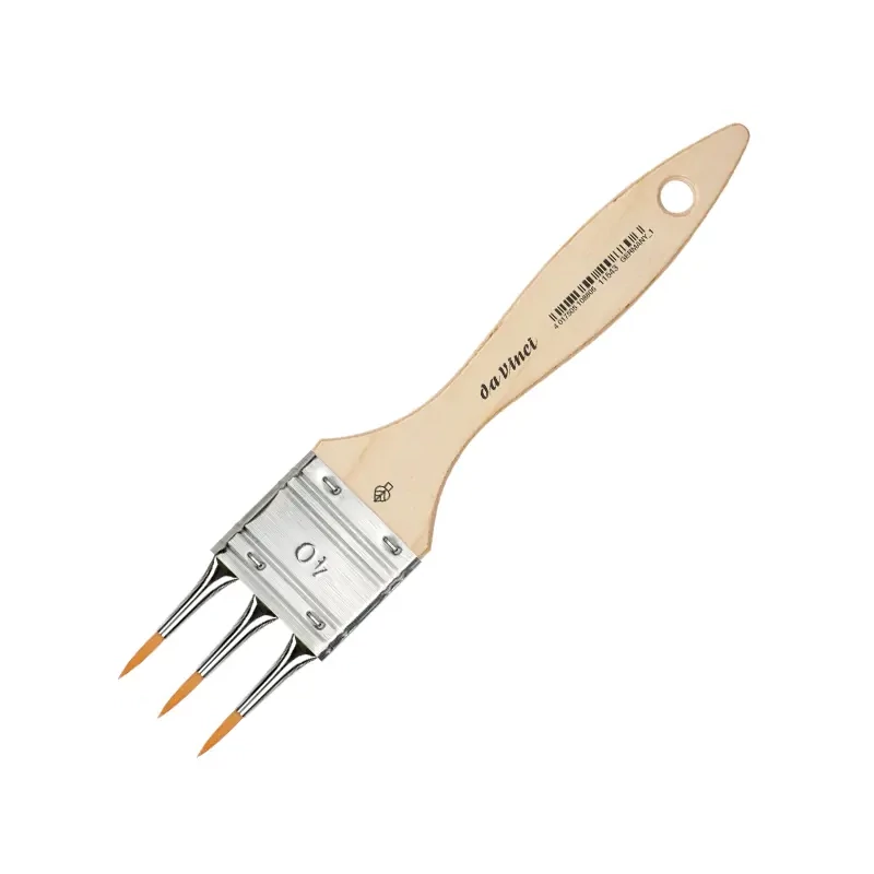 Syntetický vrúbkovaný dekoračný štetec Da Vinci 11543 - 40, 3 vetvy
