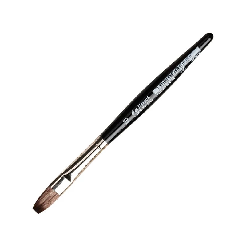 Syntetický plochý štetec s krátkou rukoväťou Da Vinci Casaneo XS 986, 10