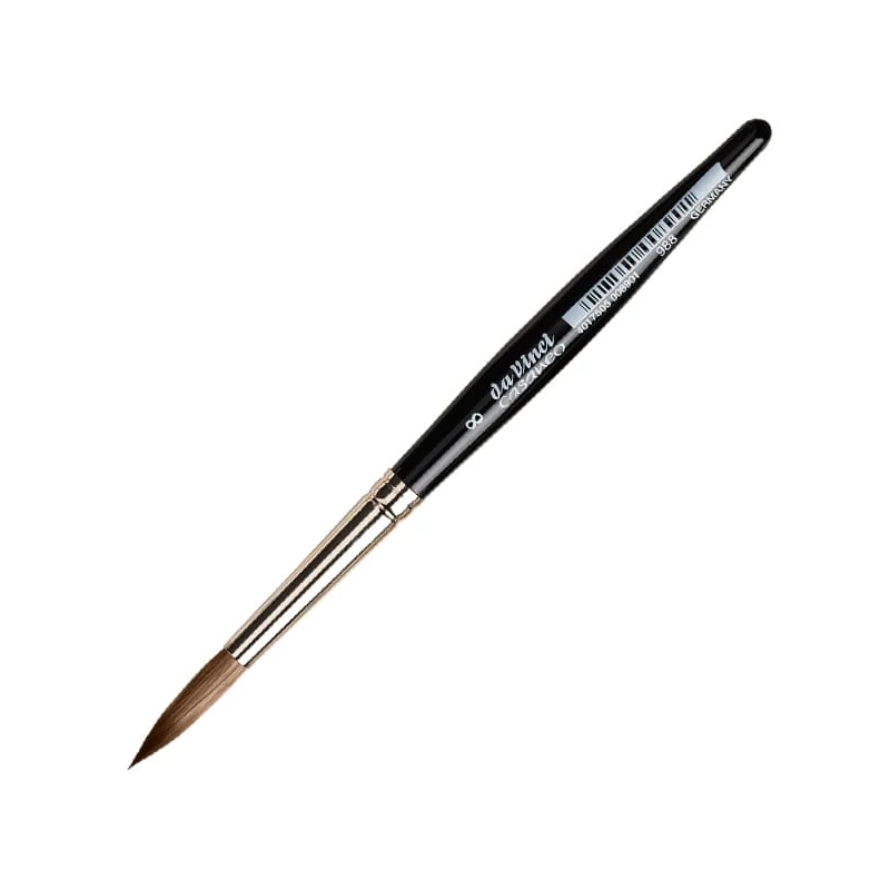 Syntetický, okrúhly  štetec s krátkou rukoväťou Da Vinci Casaneo XS 988, 8