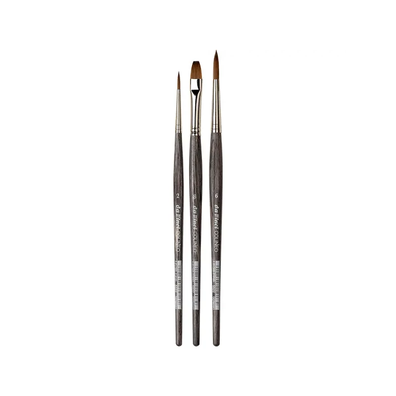 Sada syntetických štetcov Da Vinci 4202 Colineo Gouache Set, rôzne, 3 ks