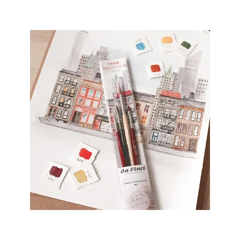Da Vinci Urban Watercolour Set, sada syntetických štetcov, rôzne, 5 ks